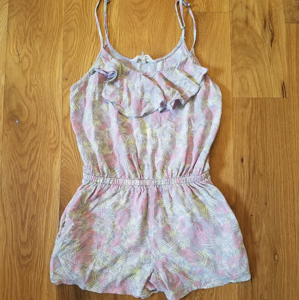 Black Poppy romper